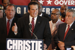 All in the family--Joe D endorses Christie for governor and his kid gets a job. 